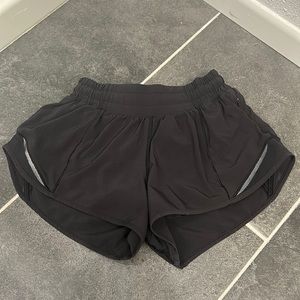 Low rise 2.5 inch Lululemon Hotty Hot Shorts Size 2